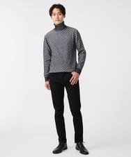 MKFAV61099 MK MICHEL KLEIN HOMME(MKミッシェルクランオム) タートルネックニット  ダークグレー(93)