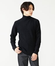 MKFAV61099 MK MICHEL KLEIN HOMME(MKミッシェルクランオム) タートルネックニット  ブラック(94)