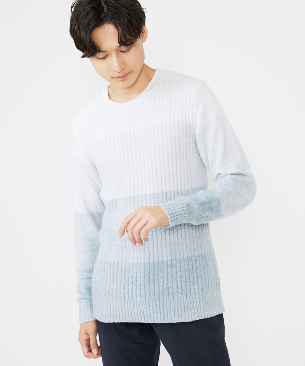 MKFAX21095 MK MICHEL KLEIN HOMME モールグラデーションニット