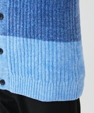 MKFAX22120 MK MICHEL KLEIN HOMME(MKミッシェルクランオム) フェザーモールグラデーション / カーディガン ネイビー(57)