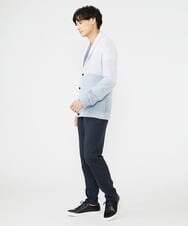 MKFAX22120 MK MICHEL KLEIN HOMME(MKミッシェルクランオム) フェザーモールグラデーション / カーディガン ホワイト(90)