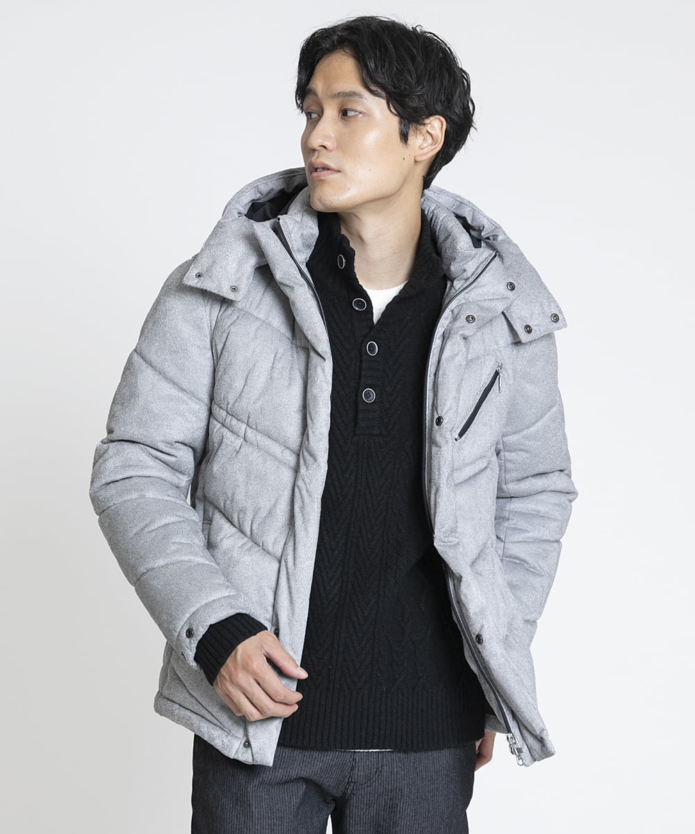 MKFAX23110 MK MICHEL KLEIN HOMME(MKミッシェルクランオム) ハーフボタンニット ブラック(94)
