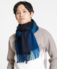 MKFAX27089 MK MICHEL KLEIN HOMME(MKミッシェルクランオム) ダイヤグラデーションニット ベージュ(84)