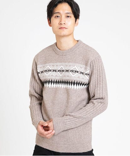 MKFAX28089 MK MICHEL KLEIN HOMME フェアアイルニット