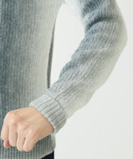 MKFAX58110 MK MICHEL KLEIN HOMME(MKミッシェルクランオム) ストライプグラデーションニット ブラック(94)