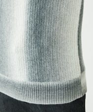 MKFAX58110 MK MICHEL KLEIN HOMME(MKミッシェルクランオム) ストライプグラデーションニット ブラック(94)