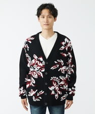MKFAX83110 MK MICHEL KLEIN HOMME(MKミッシェルクランオム) カーディガン / ダブルジャガード ブラック(94)