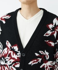 MKFAX83110 MK MICHEL KLEIN HOMME(MKミッシェルクランオム) カーディガン / ダブルジャガード ブラック(94)