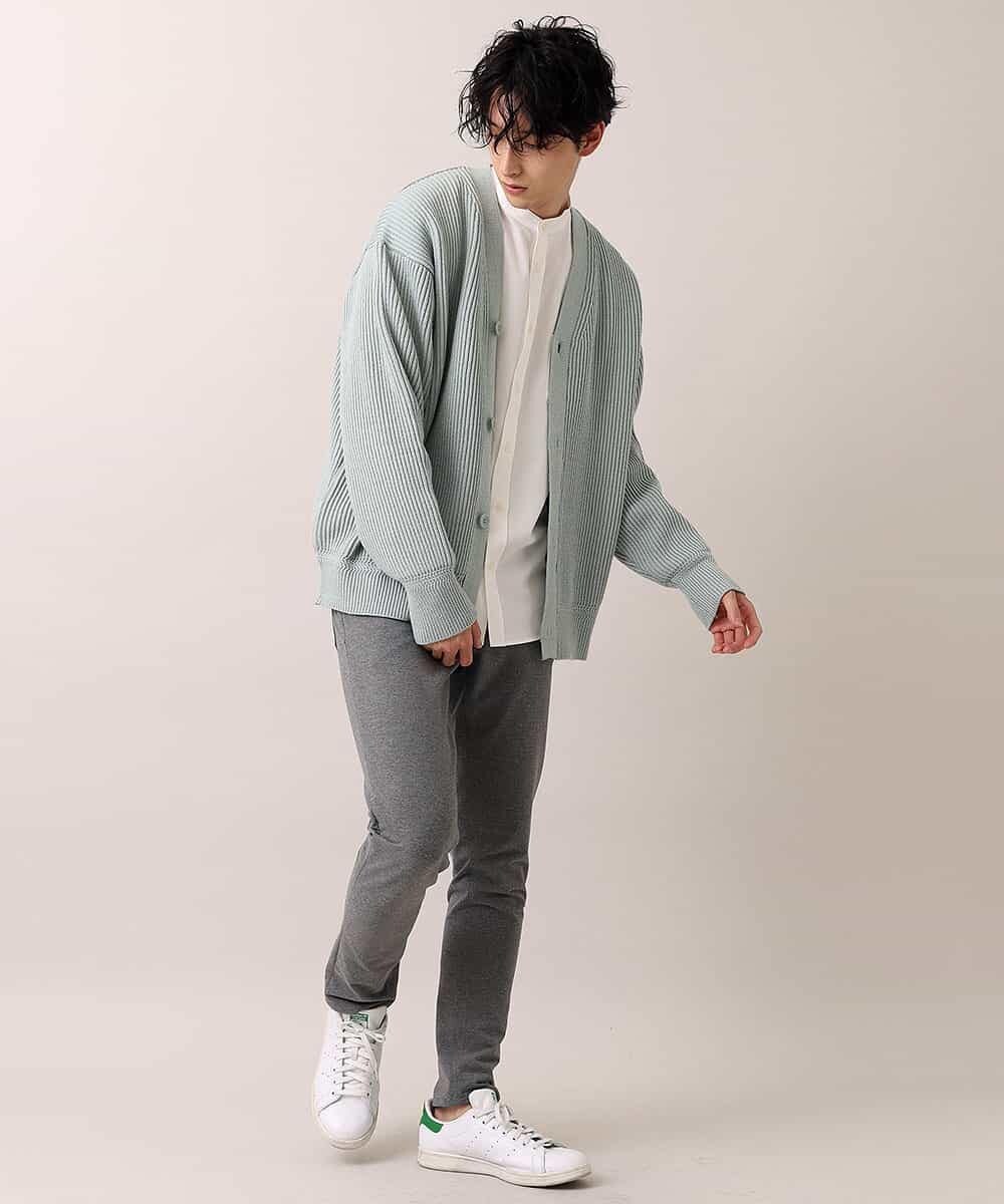 MKFCO10089 MK MICHEL KLEIN HOMME(MKミッシェルクランオム) バルーンシルエット / カーディガン グリーン