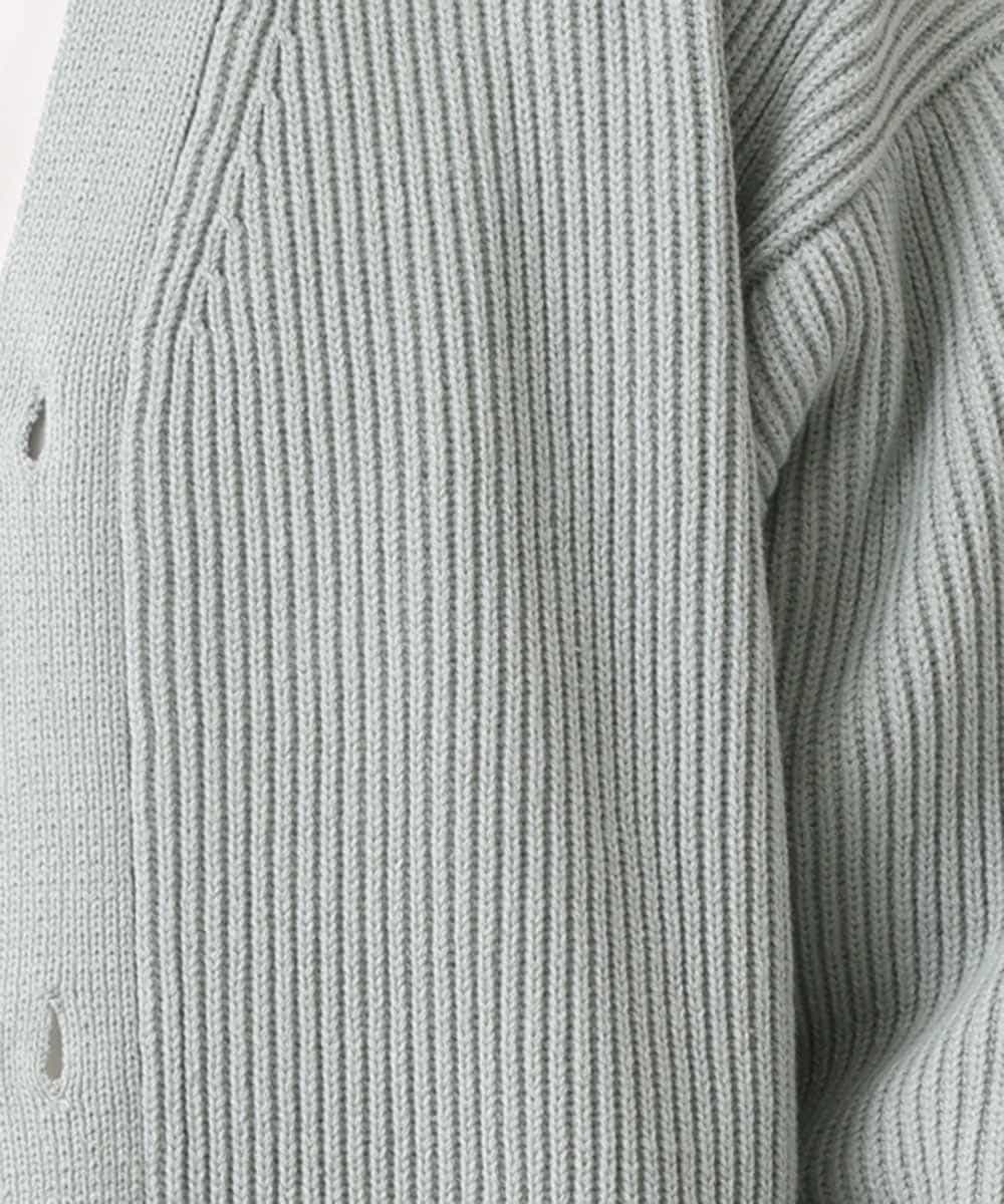 MKFCO10089 MK MICHEL KLEIN HOMME(MKミッシェルクランオム) バルーンシルエット / カーディガン グリーン