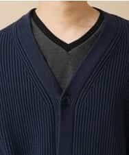 MKFCO10089 MK MICHEL KLEIN HOMME(MKミッシェルクランオム) バルーンシルエット / カーディガン ネイビー