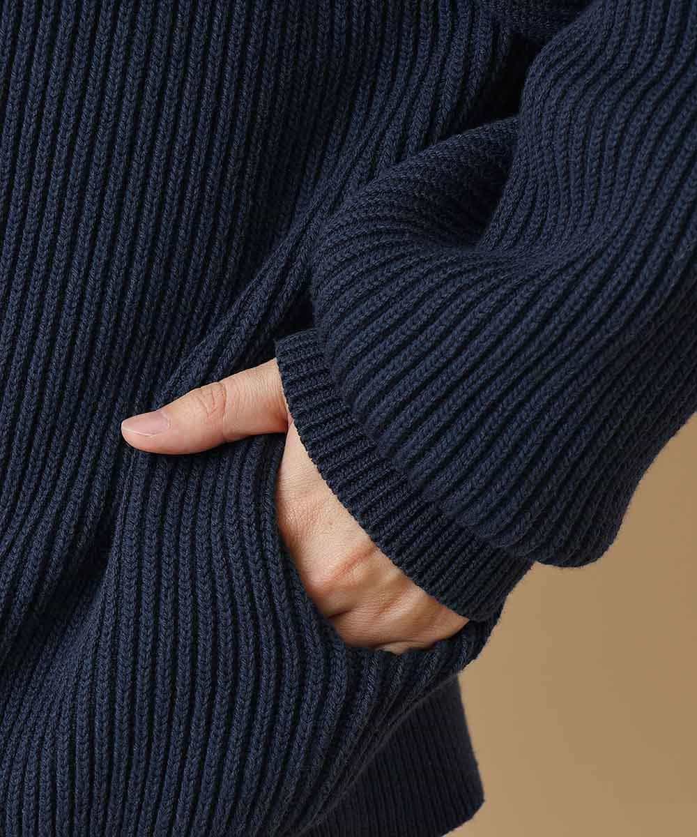MKFCO10089 MK MICHEL KLEIN HOMME(MKミッシェルクランオム) バルーンシルエット / カーディガン ネイビー