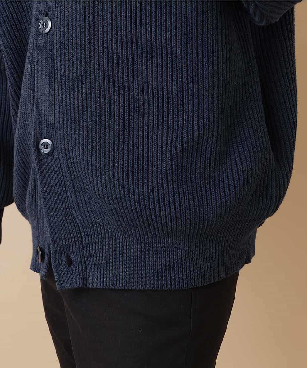 MKFCO10089 MK MICHEL KLEIN HOMME(MKミッシェルクランオム) バルーンシルエット / カーディガン ネイビー