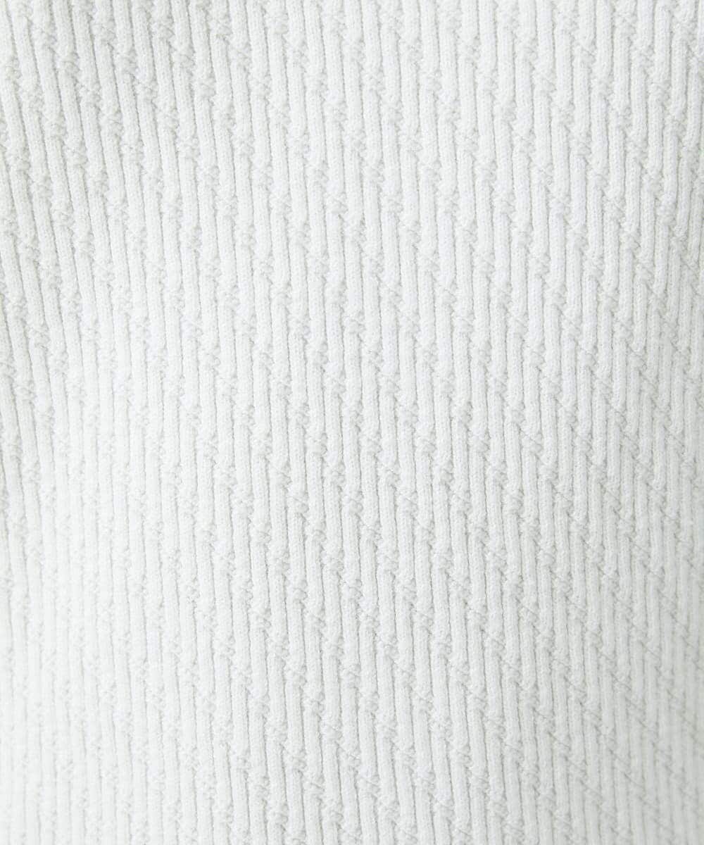 MKFCV60099 MK MICHEL KLEIN HOMME(MKミッシェルクランオム) Vネックニット / ツイルへリンボン ライトグレー(91)