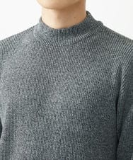 MKFDA66089 MK MICHEL KLEIN HOMME(MKミッシェルクランオム) モックネックニット/綿タッチポリエステル グレー