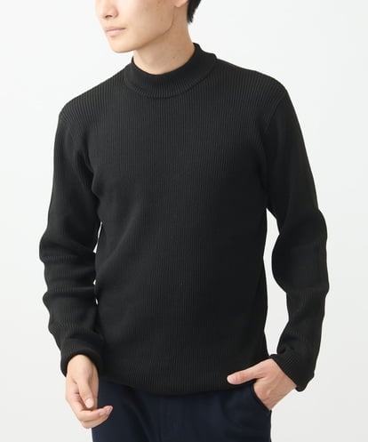 MKFDA66089 MK MICHEL KLEIN HOMME モックネックニット/綿タッチポリエステル