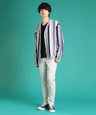 MKFDU89110 MK MICHEL KLEIN HOMME(MKミッシェルクランオム) ルーズシルエットカーディガン ライトグレー(91)