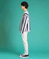 MKFDU89110 MK MICHEL KLEIN HOMME(MKミッシェルクランオム) ルーズシルエットカーディガン ライトグレー(91)