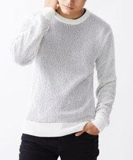 MKFDX01100 MK MICHEL KLEIN HOMME(MKミッシェルクランオム) アンサンブルカットソー ホワイト(90)