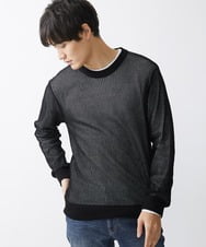MKFDX01100 MK MICHEL KLEIN HOMME(MKミッシェルクランオム) アンサンブルカットソー ブラック(94)