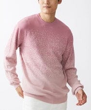 MKFDX04100 MK MICHEL KLEIN HOMME(MKミッシェルクランオム) ニット / ラビリンスグラデーション ピンク(03)