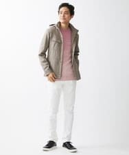 MKFDX04100 MK MICHEL KLEIN HOMME(MKミッシェルクランオム) ニット / ラビリンスグラデーション ピンク(03)
