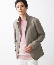 MKFDX04100 MK MICHEL KLEIN HOMME(MKミッシェルクランオム) ニット / ラビリンスグラデーション ピンク(03)