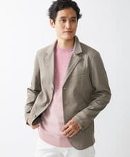 MKFDX04100 MK MICHEL KLEIN HOMME(MKミッシェルクランオム) ニット / ラビリンスグラデーション ピンク(03)