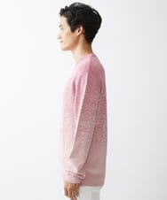 MKFDX04100 MK MICHEL KLEIN HOMME(MKミッシェルクランオム) ニット / ラビリンスグラデーション ピンク(03)