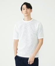 MKFGU07085 MK MICHEL KLEIN HOMME(MKミッシェルクランオム) 大人のニットソー / スポンジニット ホワイト(90)