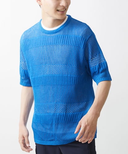 MKFGX20100 MK MICHEL KLEIN HOMME 【２点セット】アンサンブルメッシュ