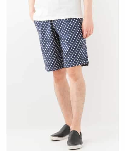 MKGGC08085 MK MICHEL KLEIN HOMME 星柄イージーハーフパンツ