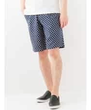 MKGGC08085 MK MICHEL KLEIN HOMME(MKミッシェルクランオム) 星柄イージーハーフパンツ ネイビー