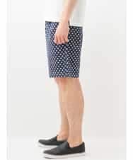 MKGGC08085 MK MICHEL KLEIN HOMME(MKミッシェルクランオム) 星柄イージーハーフパンツ ネイビー