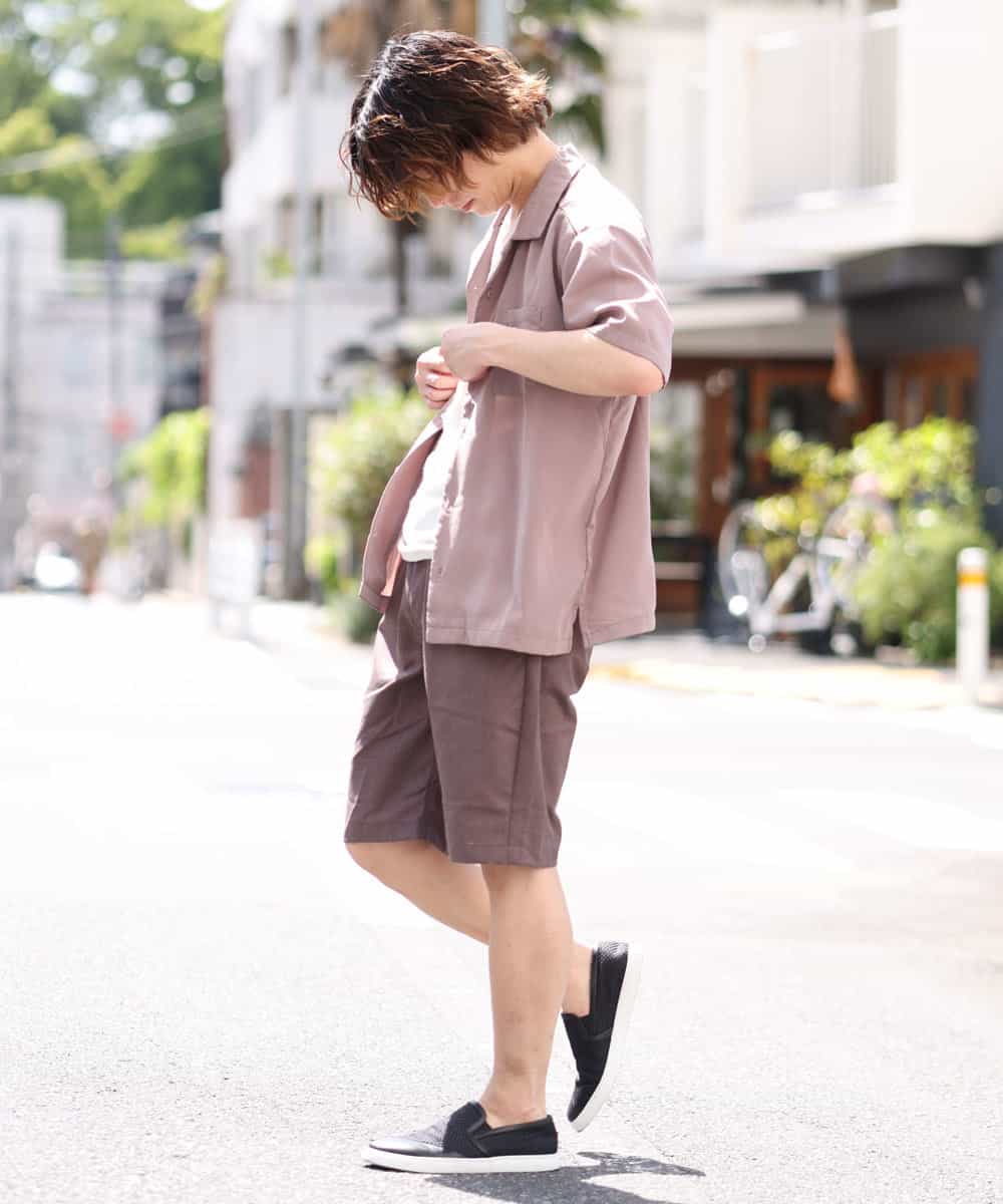 MKGGO42059 MK MICHEL KLEIN HOMME(MKミッシェルクランオム) 【WEB限定プライス】ベーシックショーツ ブラウン