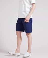 MKGGR41059 MK MICHEL KLEIN HOMME(MKミッシェルクランオム) コットンツイルショートパンツ ネイビー