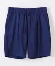 MKGGR41059 MK MICHEL KLEIN HOMME(MKミッシェルクランオム) コットンツイルショートパンツ ネイビー