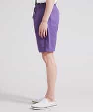 MKGGR41059 MK MICHEL KLEIN HOMME(MKミッシェルクランオム) コットンツイルショートパンツ パープル