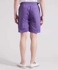 MKGGR41059 MK MICHEL KLEIN HOMME(MKミッシェルクランオム) コットンツイルショートパンツ パープル