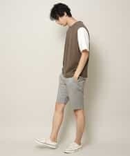 MKGHL40069 MK MICHEL KLEIN HOMME(MKミッシェルクランオム) TRストレッチショートパンツ ダークグレー