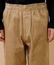 MKHAO13090 MK MICHEL KLEIN HOMME(MKミッシェルクランオム) 【今年のトレンド】コーデュロイワイドパンツ  ベージュ