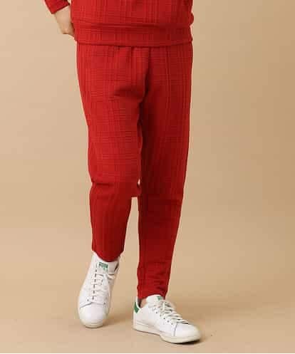 MKHAO31089 MK MICHEL KLEIN HOMME 【ワンマイルウェア】フクレチェックパンツ