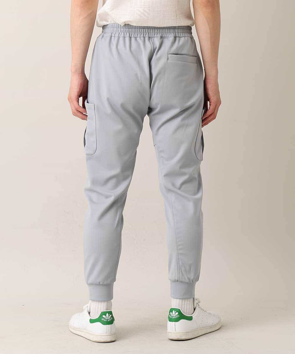 MKHDO05089 MK MICHEL KLEIN HOMME(MKミッシェルクランオム) セットアップジャージパンツ／ポリテックポンチ グレー(92)