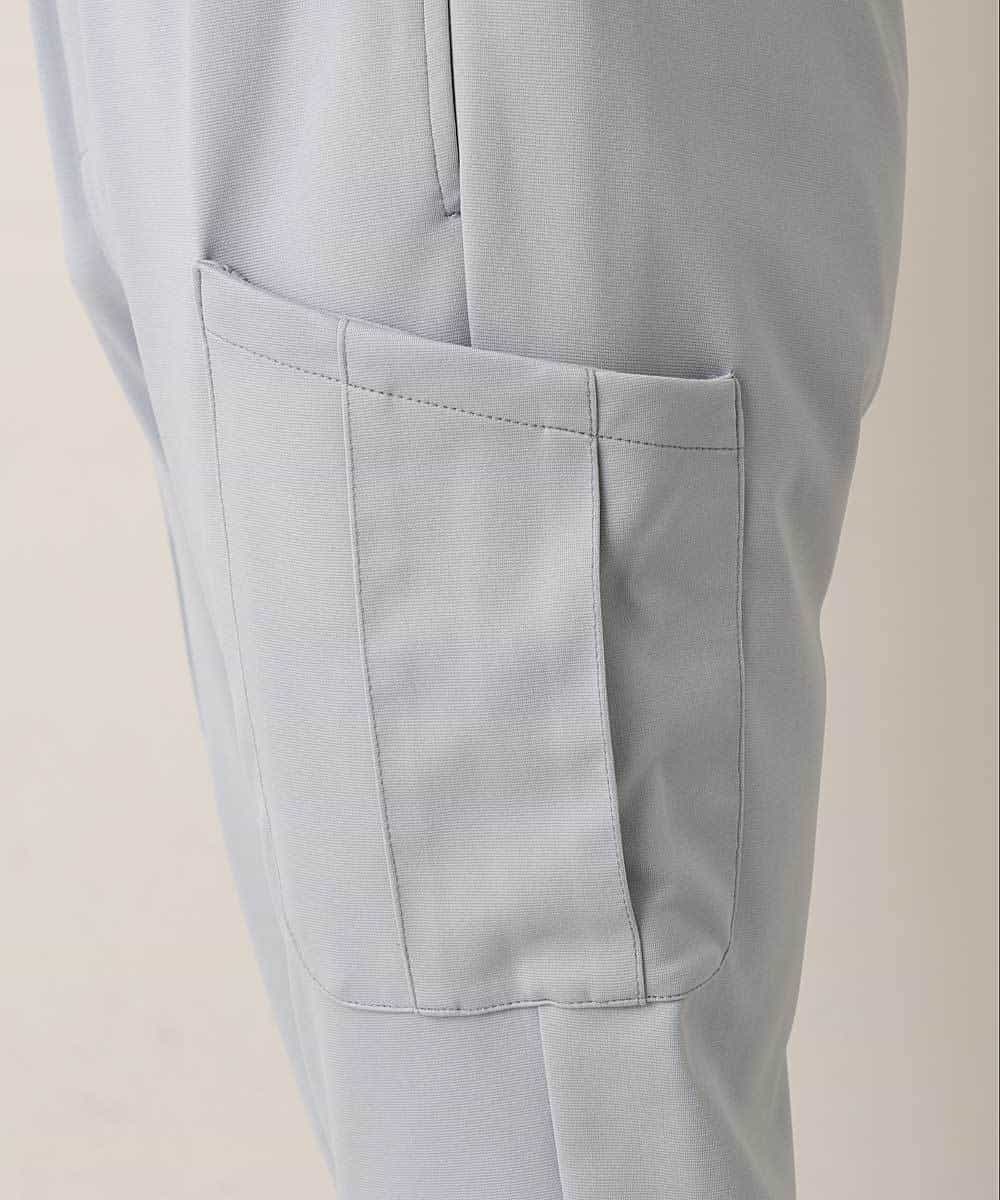 MKHDO05089 MK MICHEL KLEIN HOMME(MKミッシェルクランオム) セットアップジャージパンツ／ポリテックポンチ グレー(92)