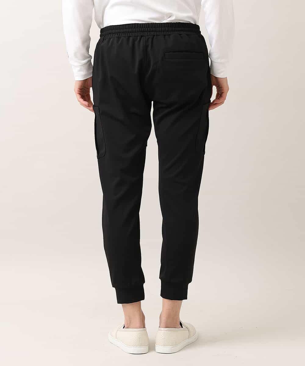 MKHDO05089 MK MICHEL KLEIN HOMME(MKミッシェルクランオム) セットアップジャージパンツ／ポリテックポンチ ブラック(94)