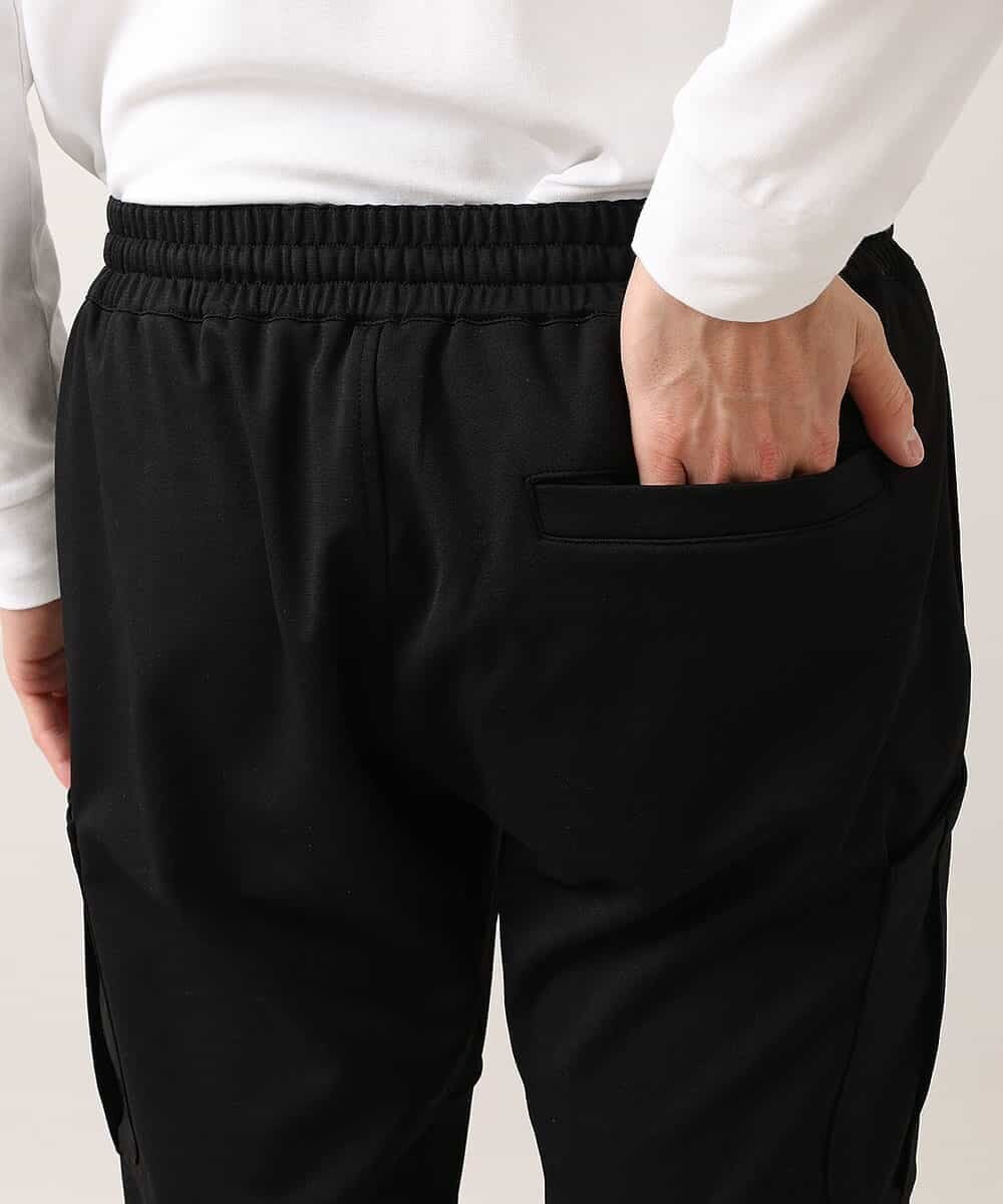 MKHDO05089 MK MICHEL KLEIN HOMME(MKミッシェルクランオム) セットアップジャージパンツ／ポリテックポンチ ブラック(94)