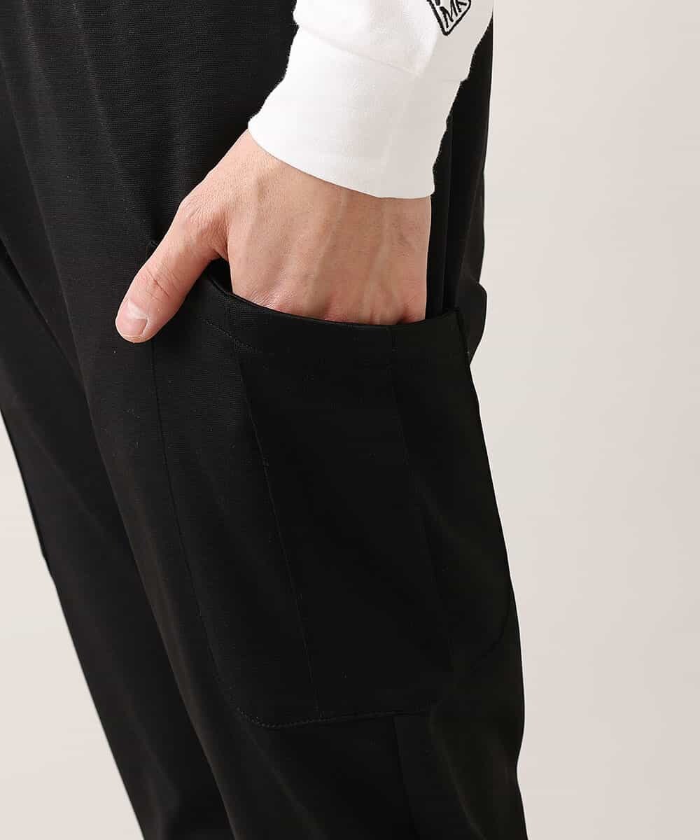 MKHDO05089 MK MICHEL KLEIN HOMME(MKミッシェルクランオム) セットアップジャージパンツ／ポリテックポンチ ブラック(94)