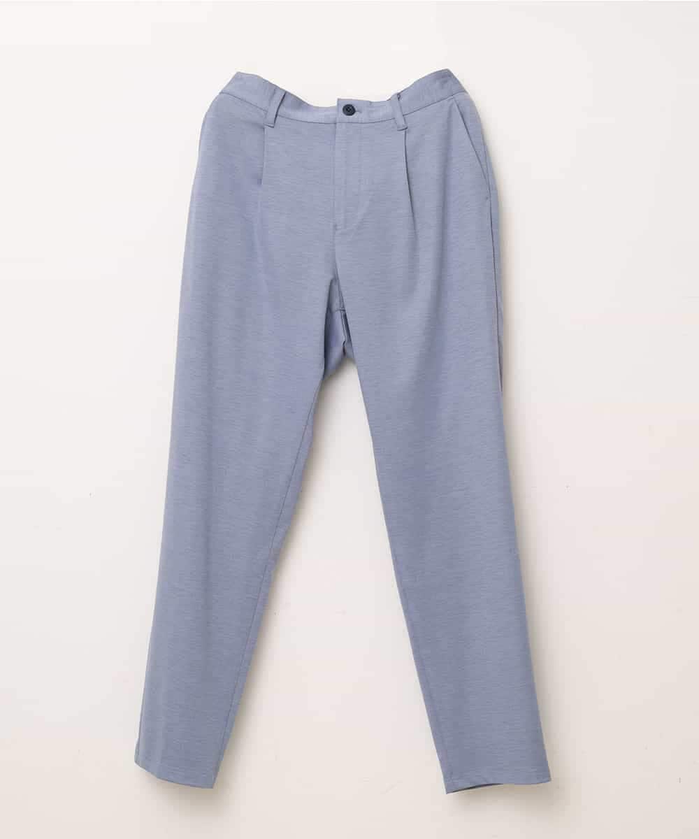 MKHDO13090 MK MICHEL KLEIN HOMME(MKミッシェルクランオム) 【ワンマイルセットアップ企画】リラックスパンツ / TRWフェイス ライトブルー(50)