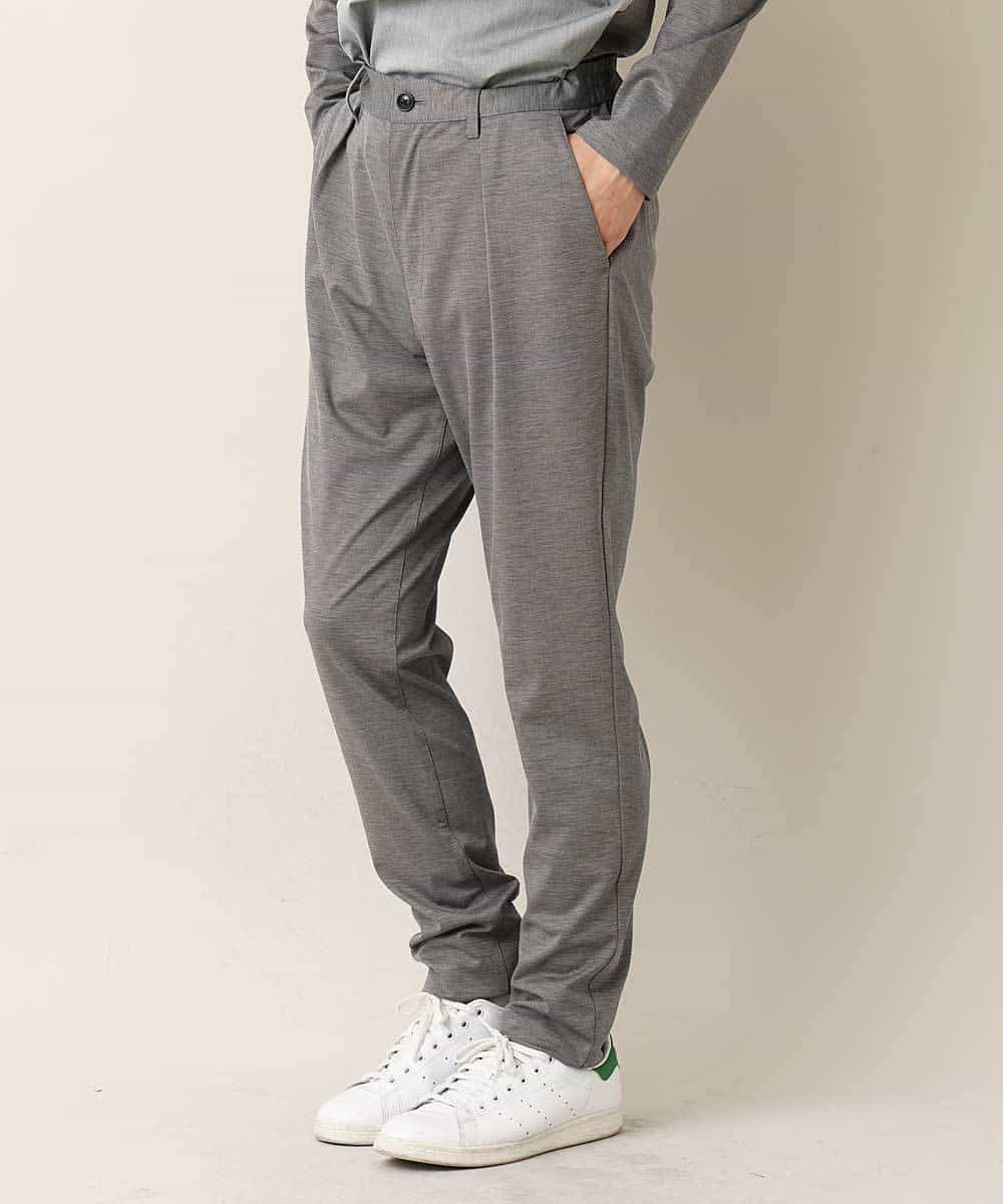 MKHDO13090 MK MICHEL KLEIN HOMME(MKミッシェルクランオム) 【ワンマイルセットアップ企画】リラックスパンツ / TRWフェイス グレー(92)