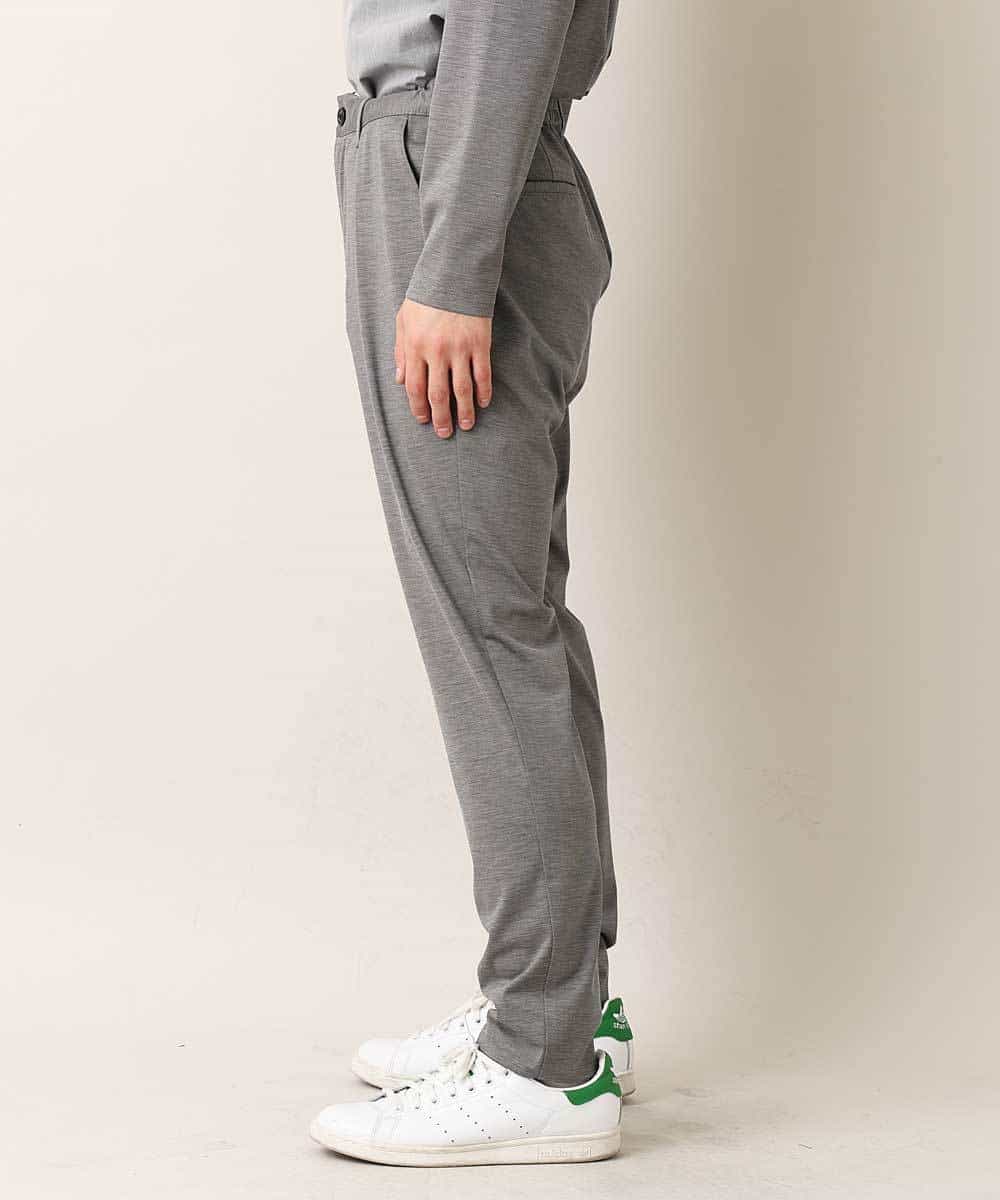 MKHDO13090 MK MICHEL KLEIN HOMME(MKミッシェルクランオム) 【ワンマイルセットアップ企画】リラックスパンツ / TRWフェイス グレー(92)